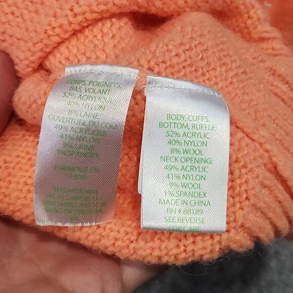 Lilly Pulitzer Orange Ruffle Sweater - Picture 11 of 14